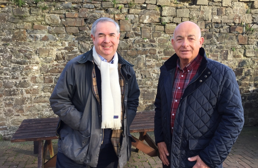 Geoffrey Cox QC MP and our great candidate Roger Levick