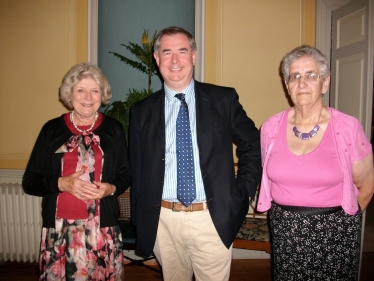 Geoffrey Cox MP with Mrs. Cotton and Mrs Soby