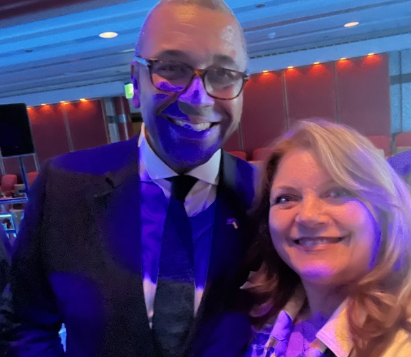 meeting James Cleverly